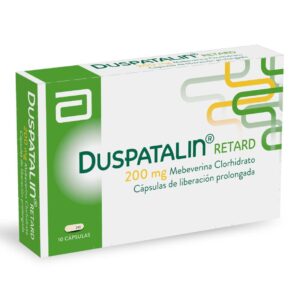 DUSPATALIN RETARD 200 MG 10 CAPSULAS