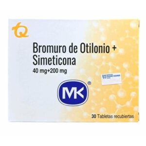 BROMURO OTILONIO + SIMETICONA 40/200 MG 30 TABLETAS